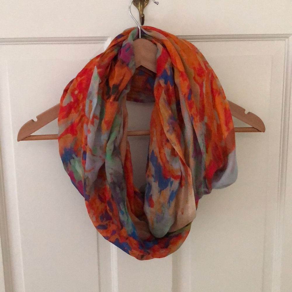Saachi floral print scarf